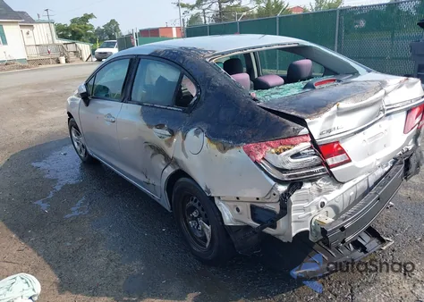 2015 Honda Civic Lx из США, поврежденный, VIN 19XFB2F57FE084093